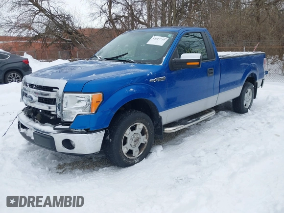 2014 Ford F-150 XL with VIN 1FTMF1CM4EKE36883, listed as a IAAI auction lot 41317737 with 50,667 mi miles and . Bid and sale history available at DreamBid. Image 21.