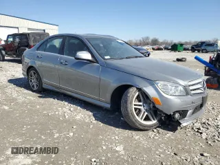 2008 Mercedes-Benz C 350 Sport with VIN WDDGF56X88F105494, listed as a Copart auction lot 48422025 with 50,437 mi miles and Salvage Title. Bid and sale history available at DreamBid. Image 4.