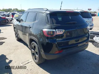 2018 Jeep Compass Latitude with VIN 3C4NJCBB6JT407411, listed as a IAAI auction lot 41851132 with 123,431 mi miles and . Bid and sale history available at DreamBid. Image 3.