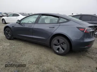 2023 Tesla Model 3 with VIN 5YJ3E1EA4PF426968, listed as a Copart auction lot 85933574 with Not Provided miles and Salvage Title. Bid and sale history available at DreamBid. Image 2.