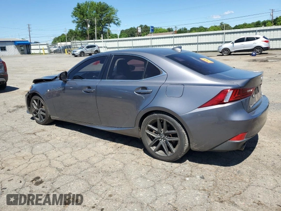 2016 Lexus IS 200t with VIN JTHBA1D24G5030119, listed as a Copart auction lot 56073835 with 138,998 mi miles and Salvage title. Bid and sale history available at DreamBid. Image 2.