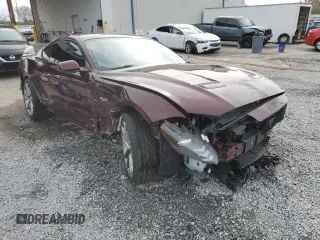 2018 Ford Mustang GT with VIN 1FA6P8CF7J5107285, listed as a Copart auction lot 89355655 with 35,463 mi miles and Salvage Title. Bid and sale history available at carsss.com. Image 4.