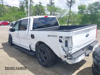 2023 Ford F-150 XL with VIN 1FTEW1C52PFC29031, listed as a IAAI auction lot 42103155 with 55,479 mi miles and . Bid and sale history available at DreamBid. Image 3.