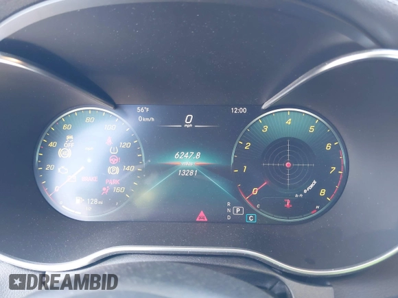 2023 Mercedes-Benz C 300 with VIN W1KWJ8DB3PG119749, listed as a IAAI auction lot 41625733 with 13,281 mi miles and . Bid and sale history available at DreamBid. Image 7.