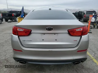 2015 Kia Optima LX with VIN KNAGM4A71F5529133, listed as a Copart auction lot 48345335 with 90,671 mi miles and Salvage Title. Bid and sale history available at carsss.com. Image 6.
