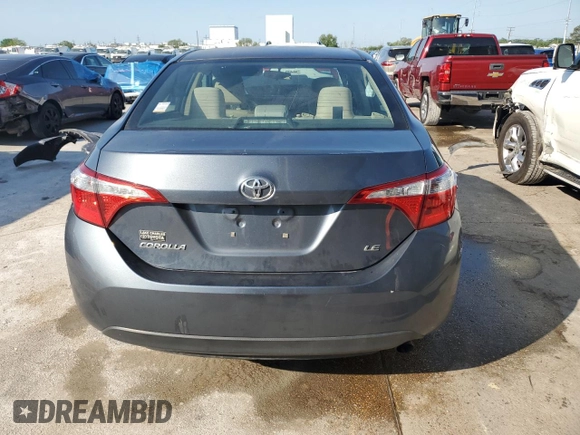 2016 Toyota Corolla L with VIN 5YFBURHE2GP564749, listed as a Copart auction lot 53319235 with Not Provided miles and Salvage Title. Bid and sale history available at DreamBid. Image 6.