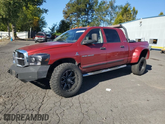 2006 Dodge 3500 SLT z VIN 3D7MX49C46G256217, wystawiony jako Copart lot #75140674 z przebiegiem 160 941 mil mil oraz Szkoda całkowita • Salvage title. Historia ofert i sprzedaży dostępna na DreamBid. Obrazek 1.