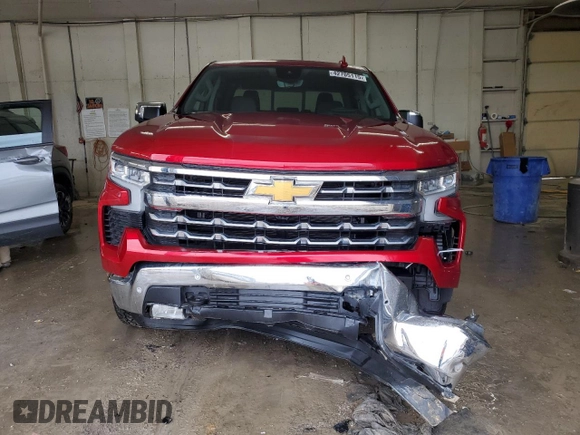 2024 Chevrolet Silverado 1500 LTZ with VIN 1GCUDGED4RZ266348, listed as a Copart auction lot 42705115 with 14,826 mi miles and Salvage Title. Bid and sale history available at DreamBid. Image 5.