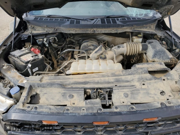 2022 Ford F-150 XL with VIN 1FTFW1E52NKE31356, listed as a Copart auction lot 56332355 with 161,754 mi miles and Salvage Title. Bid and sale history available at DreamBid. Image 11.