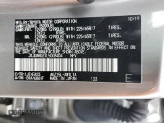 2020 Lexus NX 300 with VIN JTJDARDZ7L5008404, listed as a Copart auction lot 56427215 with 31,580 mi miles and Salvage Title. Bid and sale history available at DreamBid. Image 14.