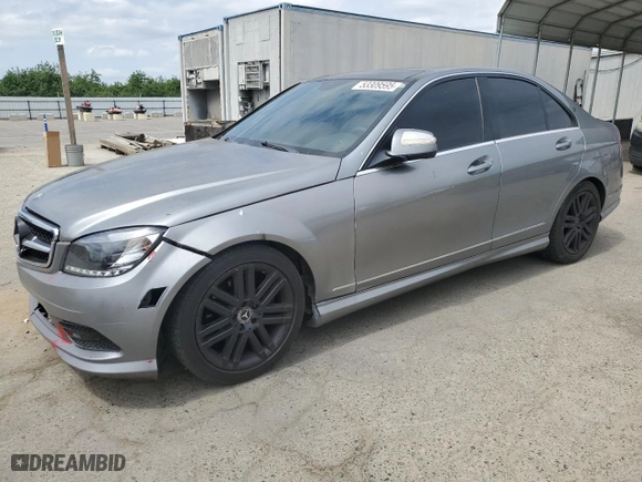 2008 Mercedes-Benz C-Class 3.0L Sport with VIN WDDGF54X78F095737, listed as a Copart auction lot 53309595 with 228,751 mi miles and Salvage Title. Bid and sale history available at carsss.com. Image 1.