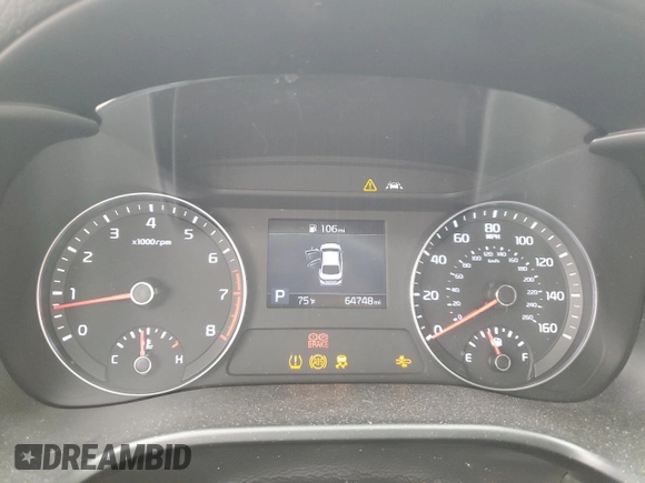 2019 Kia Forte LXS with VIN 3KPF24AD1KE059890, listed as a Copart auction lot 58013165 with 64,748 mi miles and Salvage title. Bid and sale history available at DreamBid. Image 9.