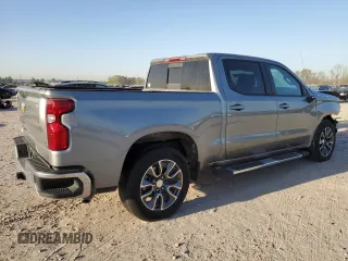 2024 Chevrolet Silverado 1500 LT with VIN 2GCPACEDXR1135786, listed as a Copart auction lot 49002265 with 25,606 mi miles and Salvage Title. Bid and sale history available at DreamBid. Image 3.
