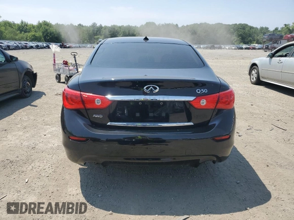 2017 Infiniti Q50 Premium with VIN JN1EV7AR0HM838405, listed as a Copart auction lot 60881265 with 87,384 mi miles and Clean title. Bid and sale history available at DreamBid. Image 6.