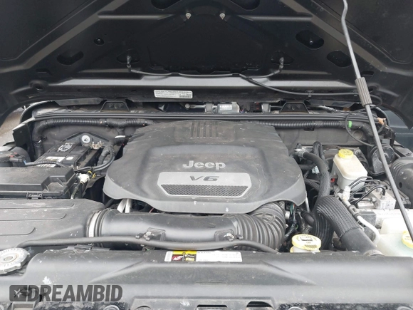 2014 Jeep Wrangler Sport with VIN 1C4AJWAG9EL312856, listed as a IAAI auction lot 42022870 with 98,323 mi miles and . Bid and sale history available at DreamBid. Image 10.