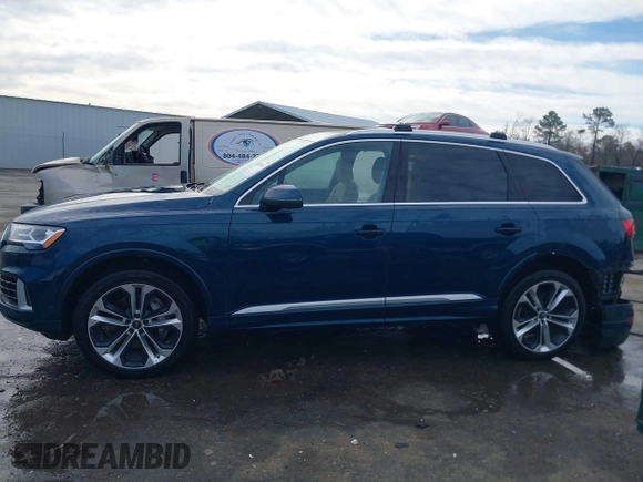 2022 Audi Q7 Premium Plus with VIN WA1LXBF70ND019179, listed as a IAAI auction lot 41825747 with 29,097 mi miles and . Bid and sale history available at DreamBid. Image 15.