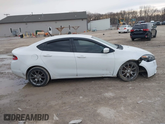 2013 Dodge Dart Rallye with VIN 1C3CDFBH3DD316440, listed as a IAAI auction lot 41704590 with 141,395 mi miles. Bid and sale history available at carsss.com. Image 13.
