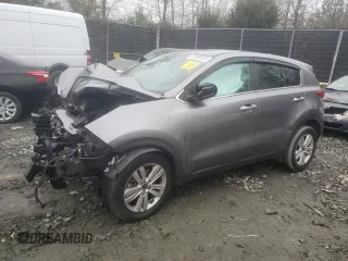 2019 Kia Sportage LX with VIN KNDPM3AC8K7500009, listed as a Copart auction lot 49060815 with 0 mi miles and Non Repairable. Bid and sale history available at carsss.com. Image 1.