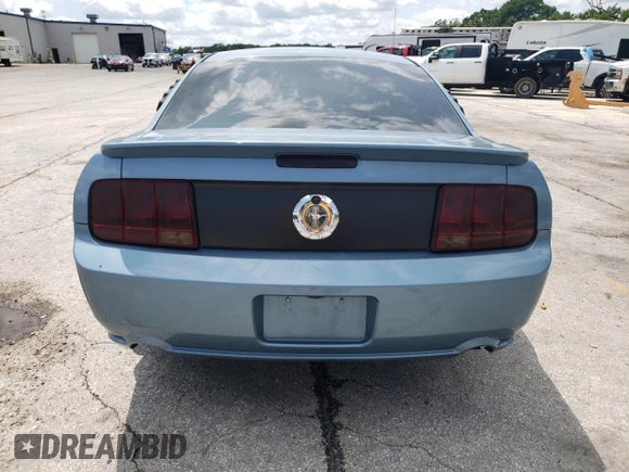 2007 Ford Mustang Deluxe with VIN 1ZVFT80NX75315328, listed as a Copart auction lot 58663295 with 177,316 mi miles and Salvage title. Bid and sale history available at DreamBid. Image 6.