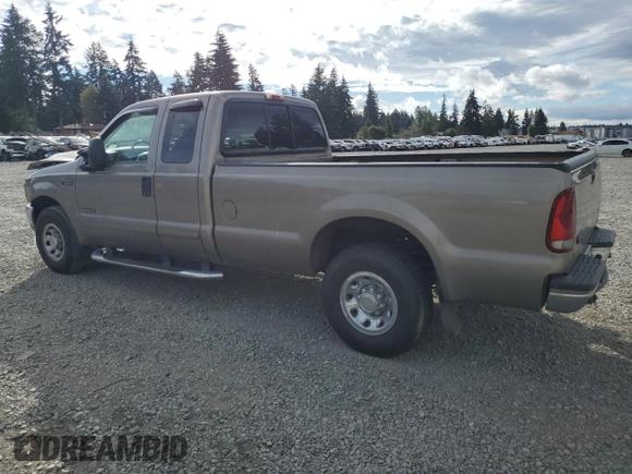 2002 Ford F-250 XL with VIN 1FTNX20F82ED46224, listed as a Copart auction lot 72946844 with 63,954 mi miles and Salvage title. Bid and sale history available at DreamBid. Image 2.