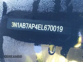 2014 Nissan Sentra S with VIN 3N1AB7AP4EL670019, listed as a IAAI auction lot 40516510 with Not Provided miles and . Bid and sale history available at DreamBid. Image 11.