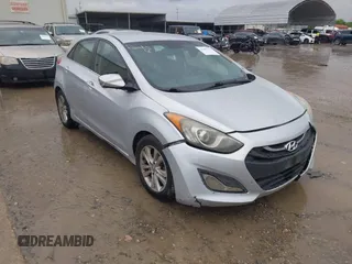 2013 Hyundai Elantra GT with VIN KMHD35LE8DU101309, listed as a IAAI auction lot 41883777 with 188,576 mi miles. Bid and sale history available at carsss.com. Image 1.