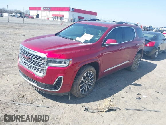 2021 GMC Acadia Denali with VIN 1GKKNPLS7MZ231919, listed as a IAAI auction lot 41773056 with 38,277 mi miles and . Bid and sale history available at carsss.com. Image 17.