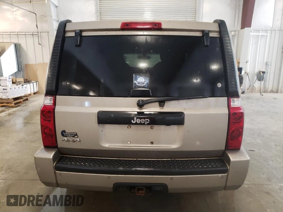 2006 Jeep Commander with VIN 1J8HG48N66C168649, listed as a Copart auction lot 75037014 with 214,261 mi miles and Clean Title. Bid and sale history available at carsss.com. Image 6.