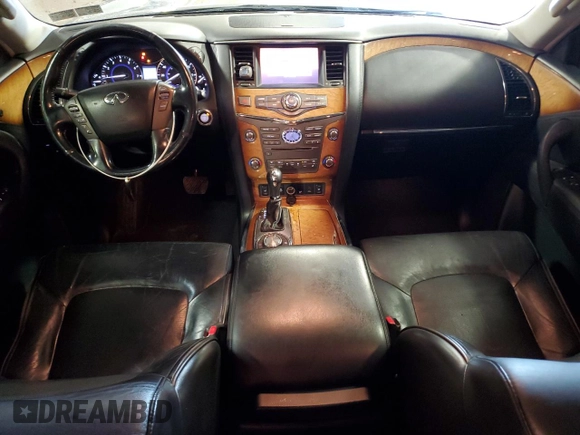 2014 Infiniti QX80 z VIN JN8AZ2NEXE9061907, wystawiony jako Copart lot #57808235 z przebiegiem 146 895 mil mil oraz Szkoda całkowita • Salvage title. Historia ofert i sprzedaży dostępna na DreamBid. Obrazek 8.
