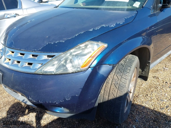 2005 Nissan Murano SL with VIN JN8AZ08T75W329683, listed as a IAAI auction lot 41452790 with 199,584 mi miles. Bid and sale history available at carsss.com. Image 14.