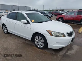 2010 Honda Accord EX z VIN 1HGCP2F7XAA144306, wystawiony jako IAAI lot #42199594 z przebiegiem 155 706 mil mil oraz . Historia ofert i sprzedaży dostępna na DreamBid. Obrazek 1.