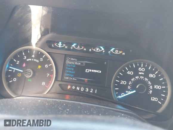 2015 Ford F-150 XLT with VIN 1FTEW1C81FKD70706, listed as a IAAI auction lot 41663865 with 108,124 mi miles and . Bid and sale history available at carsss.com. Image 7.