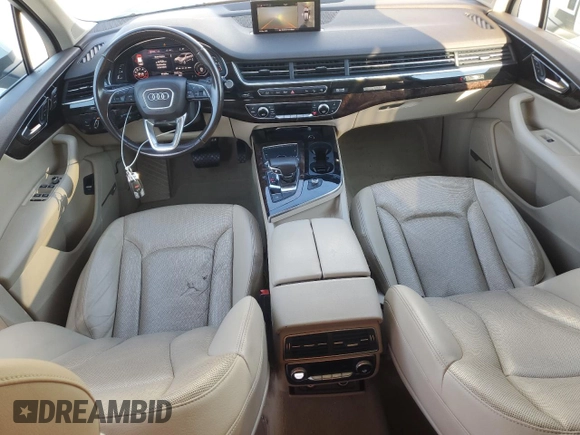 2017 Audi Q7 Premium Plus with VIN WA1LAAF71HD024116, listed as a Copart auction lot 47060785 with 97,808 mi miles and Salvage Title. Bid and sale history available at carsss.com. Image 8.