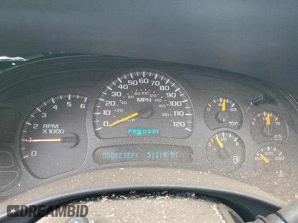 2005 Chevrolet Silverado 1500 Work Truck with VIN 1GCEC14V85Z316676, listed as a Copart auction lot 48424985 with 51,310 mi miles and Non Repairable. Bid and sale history available at DreamBid. Image 9.