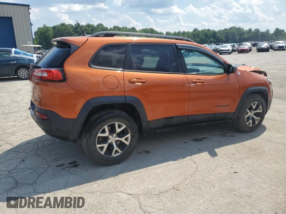 2014 Jeep Cherokee Trailhawk z VIN 1C4PJMBS4EW236608, wystawiony jako Copart lot #63672685 z przebiegiem 132 341 mil mil oraz Szkoda całkowita • Salvage title. Historia ofert i sprzedaży dostępna na DreamBid. Obrazek 3.
