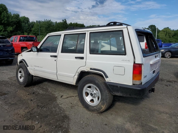 2001 Jeep Cherokee Sport with VIN 1J4FF48S21L608893, listed as a Copart auction lot 61865484 with 172,440 mi miles and Non Repairable. Bid and sale history available at carsss.com. Image 2.