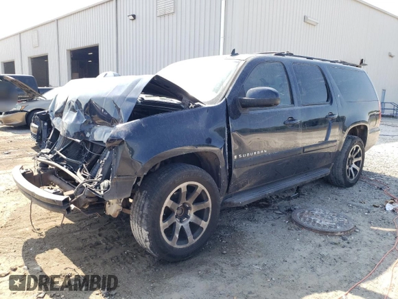 2007 Chevrolet Suburban LT with VIN 1GNFC16J27J172632, listed as a Copart auction lot 55998675 with Not provided miles and Salvage title. Bid and sale history available at DreamBid. Image 1.