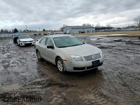 2009 Mercury Milan with VIN 3MEHM07Z09R600752, listed as a Copart auction lot 46673485 with 83,166 mi miles and Salvage title. Bid and sale history available at DreamBid. Image 11.