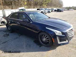 2015 Cadillac CTS RWD with VIN 1G6AP5SX4F0129071, listed as a Copart auction lot 87152944 with 126,724 mi miles and Salvage title. Bid and sale history available at DreamBid. Image 4.