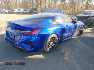 2020 BMW M8 with VIN WBSAE0C05LCE09577, listed as a IAAI auction lot 41630974 with 43,335 mi miles. Bid and sale history available at carsss.com. Image 4.