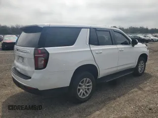 2021 Chevrolet Tahoe Commercial with VIN 1GNSKLED5MR346070, listed as a Copart auction lot 61822265 with 56,775 mi miles and Salvage title. Bid and sale history available at DreamBid. Image 3.