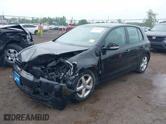 2011 Volkswagen Golf with VIN WVWDA7AJ2BW209366, listed as a IAAI auction lot 42425121 with 185,807 mi miles and . Bid and sale history available at DreamBid. Image 2.