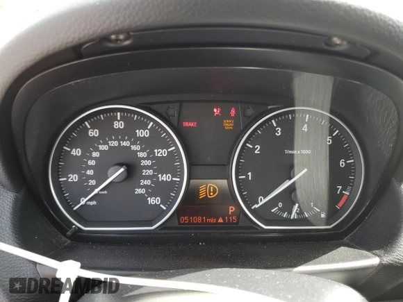 2013 BMW 1 Series 128i with VIN WBAUP7C50DVX52011, listed as a Copart auction lot 71388914 with 51,081 mi miles and Salvage Title. Bid and sale history available at carsss.com. Image 9.