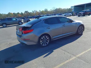 2015 Kia Optima SX Turbo with VIN 5XXGR4A66FG382167, listed as a IAAI auction lot 40951399 with 77,083 mi miles and . Bid and sale history available at DreamBid. Image 4.