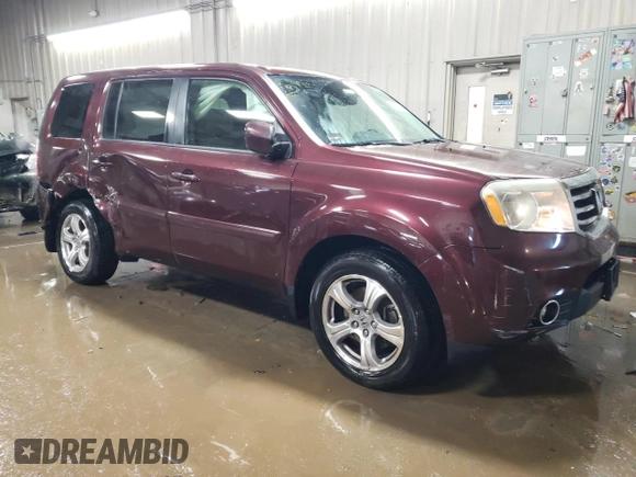 2013 Honda Pilot EX-L with VIN 5FNYF4H5XDB042630, listed as a Copart auction lot 46107285 with 178,504 mi miles and Salvage Title. Bid and sale history available at carsss.com. Image 4.