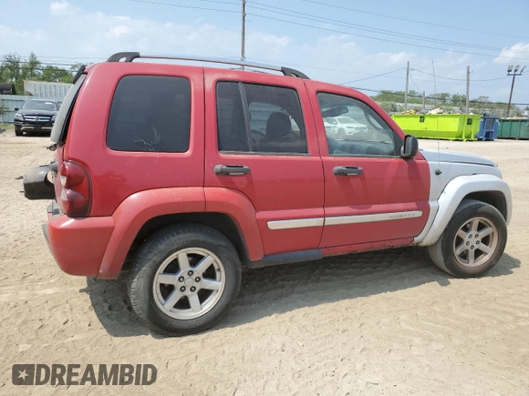 2005 Jeep Liberty Limited with VIN 1J4GK58K15W577002, listed as a Copart auction lot 68190284 with 252,595 mi miles and Salvage Title. Bid and sale history available at carsss.com. Image 3.