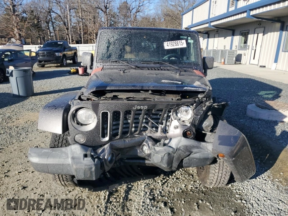 2018 Jeep Wrangler JK Unlimited Sahara with VIN 1C4HJWEG0JL911874, listed as a Copart auction lot 41928815 with 84,660 mi miles and Salvage Title. Bid and sale history available at carsss.com. Image 5.