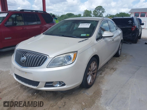 2013 Buick Verano with VIN 1G4PP5SK2D4124724, listed as a IAAI auction lot 41957070 with 108,474 mi miles. Bid and sale history available at carsss.com. Image 2.