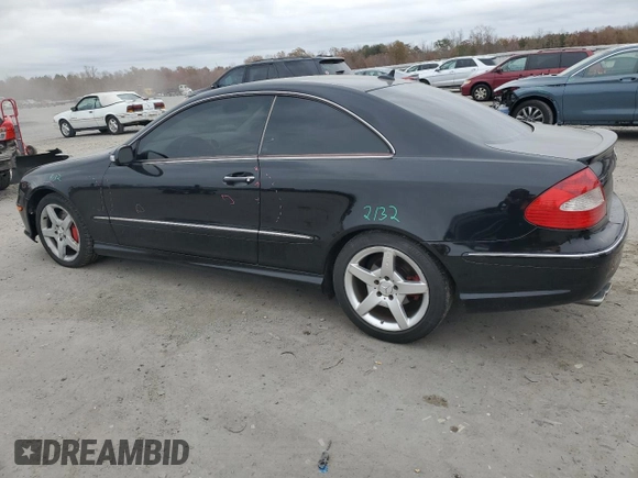 2009 Mercedes-Benz CLK 350 with VIN WDBTJ56H79F268881, listed as a Copart auction lot 79598644 with 147,088 mi miles and Salvage Title. Bid and sale history available at DreamBid. Image 2.