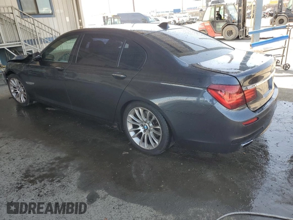 2013 BMW 7 Series 740Li with VIN WBAYE4C5XDD136800, listed as a Copart auction lot 51966905 with Not provided miles and Salvage title. Bid and sale history available at DreamBid. Image 2.